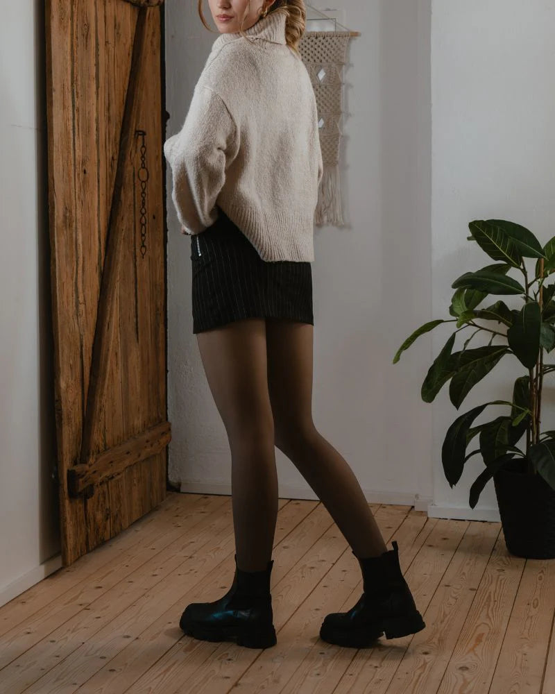 Translucent Fleece Lined Tights