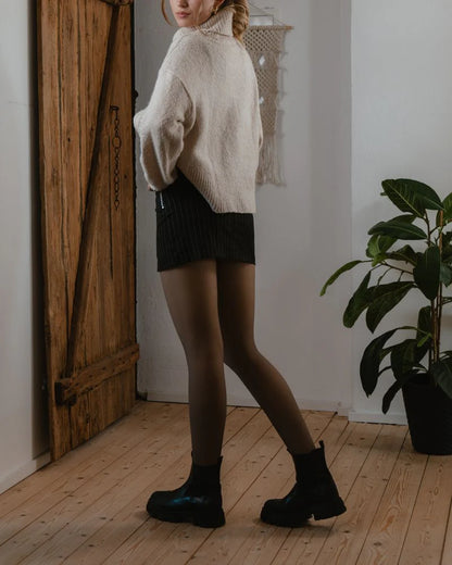 Translucent Fleece Lined Tights